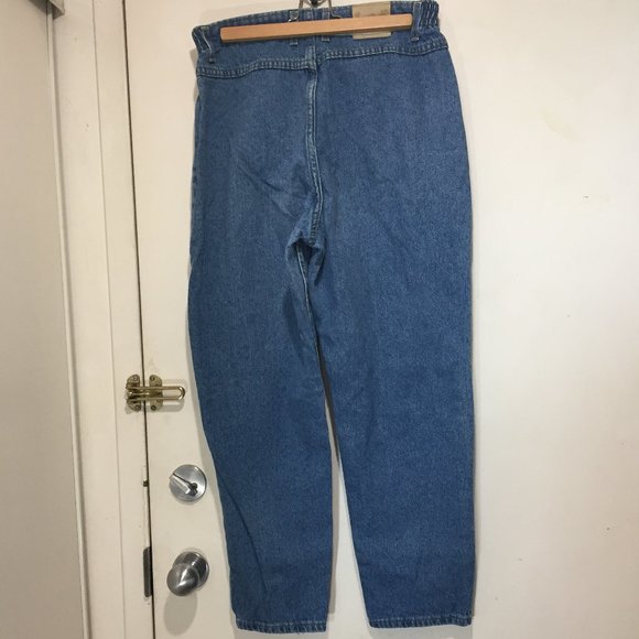 VINTAGE LEE HIGH RISE DENIM JEANS SIZE 14P - Picture 5 of 9
